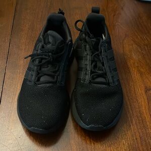 Black adidas sneakers size 5